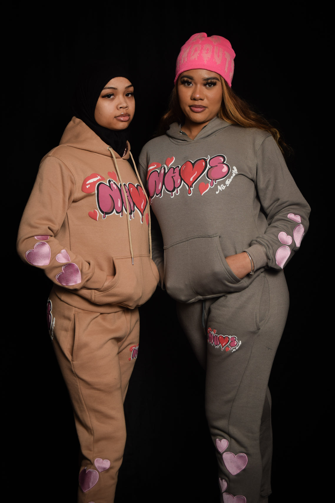 “No HandOuts💕” Female Sweat Suits