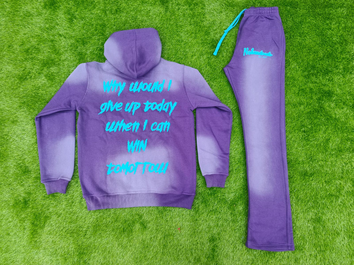 “WIN Tomorrow” No HandOuts Stacked Sweatsuits